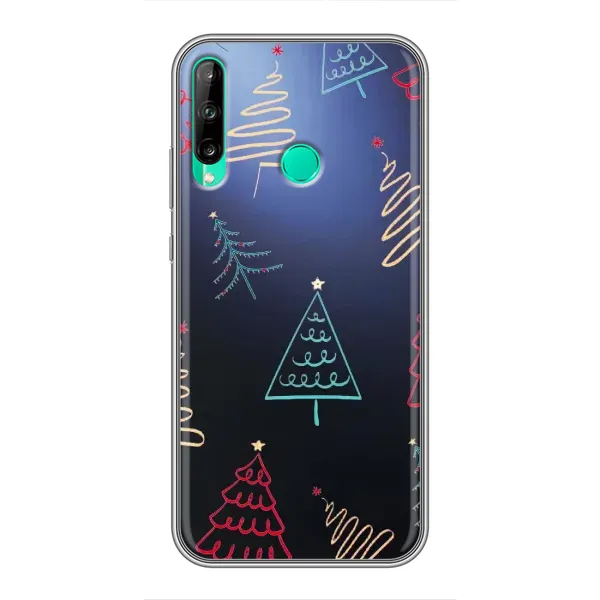 Чохол з принтом «Різдвяні ялинки» для Huawei P40 Lite e Чохол з принтом «Різдвяні ялинки» для Huawei P40 Lite e