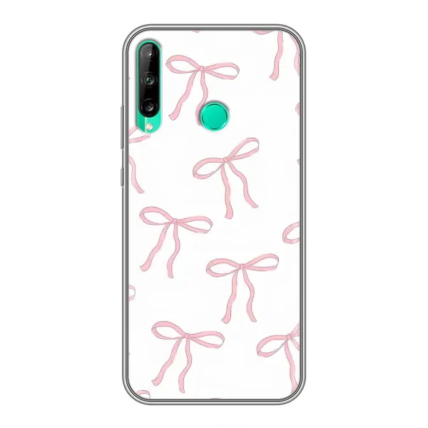 Чохол з принтом «Рожеві бантики» для Huawei P40 Lite e