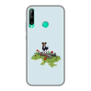 Чехлы с картинкой собаки Патрон для Huawei P40 Lite e (AlphaPrint) (Сапер Пес)