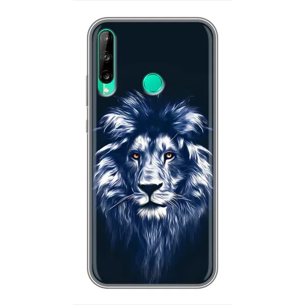 Чохол з принтом «Синій Лев» для Huawei P40 Lite e Чохол з принтом «Синій Лев» для Huawei P40 Lite e
