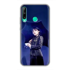 Силиконовый чехол с картинкой для Huawei P40 Lite e (Венсдей)