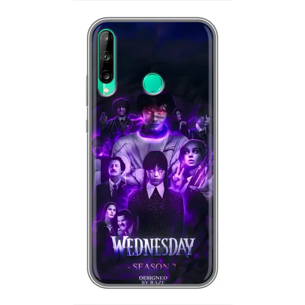 Чехол с принтом «Фиолетовая магия Уэнздей» для Huawei P40 Lite e