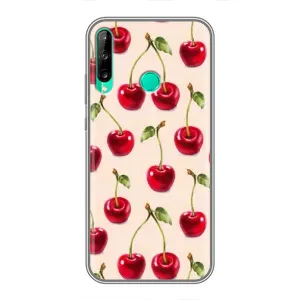 Чехлы с Фруктами для Huawei P40 Lite e (VPrint) (Вишня)
