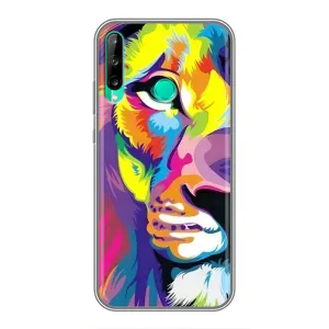 Чехол со Львом для Huawei P40 Lite e (VPrint) (Яркий Лев)
