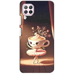 Чехол с мемом Тралалело тралала на Huawei P40 Lite (Балерина капучина)