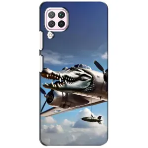 Чехол с мемом Тралалело тралала на Huawei P40 Lite (Бомбардиро крокодило)
