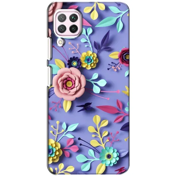 Чехол с принтом «Цветочный дизайн» для Huawei P40 Lite