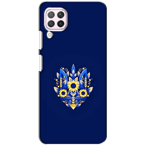 Чехол с принтом «Цветочный Герб» для Huawei P40 Lite