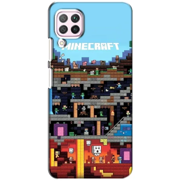 Чехол с принтом «фон Minecraft» для Huawei P40 Lite Чехол с принтом «фон Minecraft» для Huawei P40 Lite