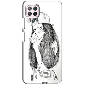 Чехол с печатью для Huawei P40 Lite - (Мода) (AlphaPrint) (Фото девочки)