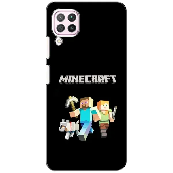 Чехол с принтом «герои Minecraft» для Huawei P40 Lite Чехол с принтом «герои Minecraft» для Huawei P40 Lite
