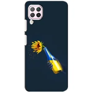 Чехол для Патриота Украины Huawei P40 Lite - (AlphaPrint) (Коктейль молотова)
