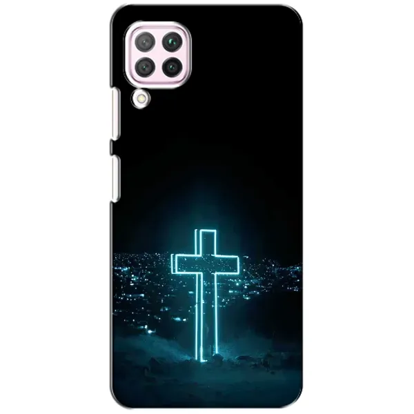 Чохол з принтом «Хрест і місто» для Huawei P40 Lite