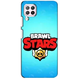 Чехлы Brawl Stars для Huawei P40 Lite (AlphaPrint) (Лого Бравл Старс)