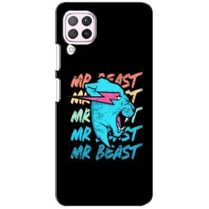 Чехлы Мистер Бист для Хуавей П40 Лайт (logo Mr beast)