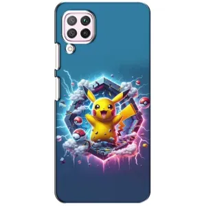 Чохол з Пікачу на Huawei P40 Lite (Лого Пікачу)