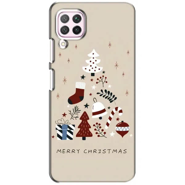 Чохол з принтом «Merry Christmas» для Huawei P40 Lite