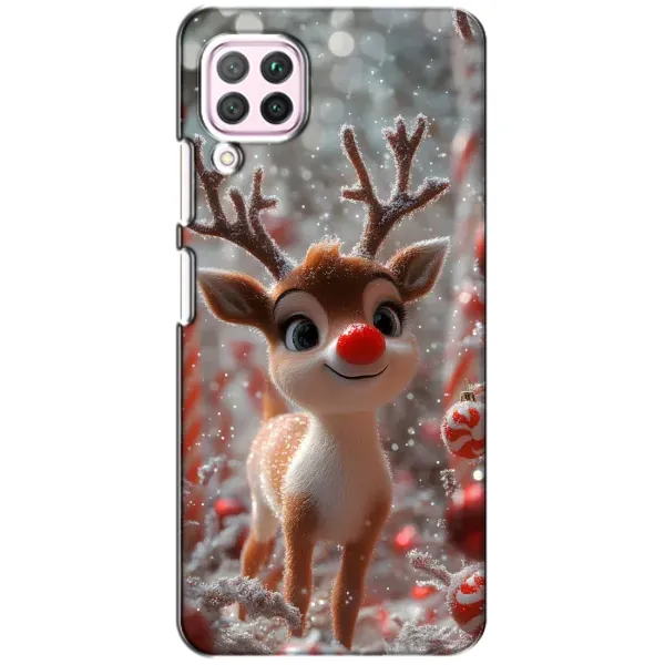 Чохол з принтом «Олень з носом» для Huawei P40 Lite