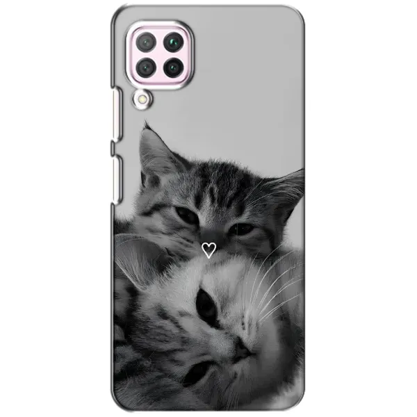 Чехол с принтом «Пара котов» для Huawei P40 Lite