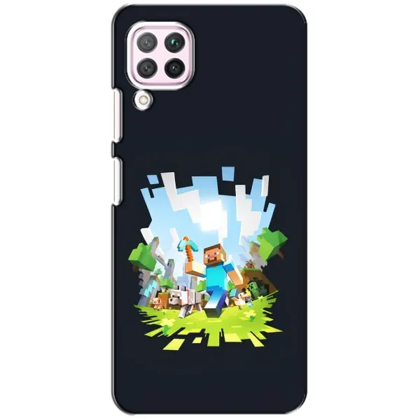 Чехол с принтом «персонажи Minecraft» для Huawei P40 Lite Чехол с принтом «персонажи Minecraft» для Huawei P40 Lite