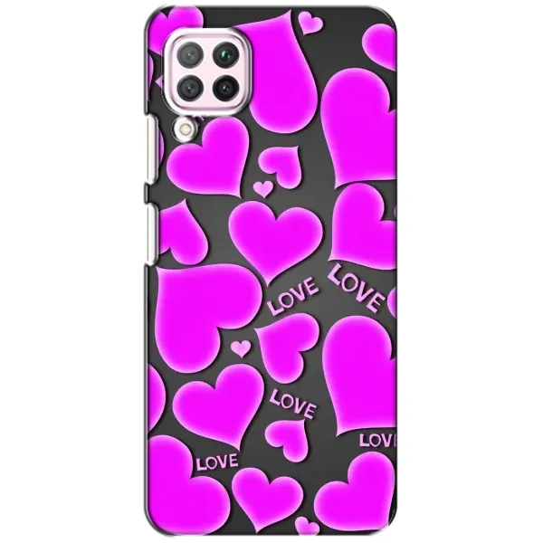 Чохол з принтом «Pink hearts» для Huawei P40 Lite Чохол з принтом «Pink hearts» для Huawei P40 Lite