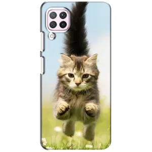 Чехлы с Котиками для Huawei P40 Lite (VPrint) (Прыжок кота)