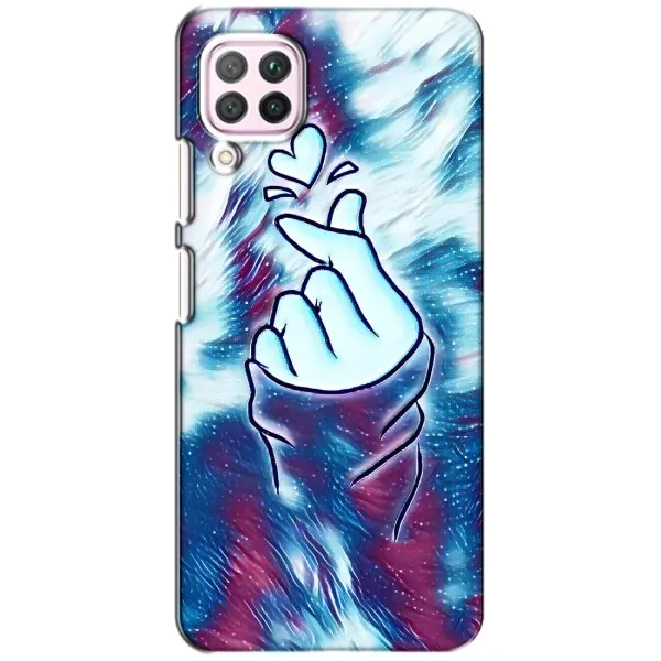 Чохол з принтом «Радужне серце» для Huawei P40 Lite