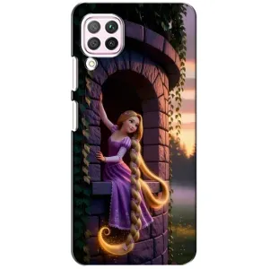 Чехол Рапунцель для Huawei P40 Lite (Рапунцель на башне)