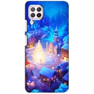 Рождественские Чехлы для Huawei P40 Lite (VPrint) (Рождественский город)