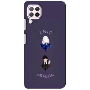 Чехлы Венсдей на Huawei P40 Lite Уэнсдей (AlphaPrint) (Уэнздей и подруга)