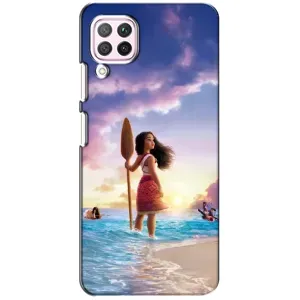 Чехол с мультфильмом Моана Huawei P40 Lite (Моана с веслом)