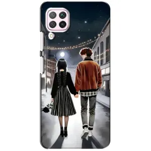 Чехол с принтом «Уэнздей и Тайлер» для Huawei P40 Lite