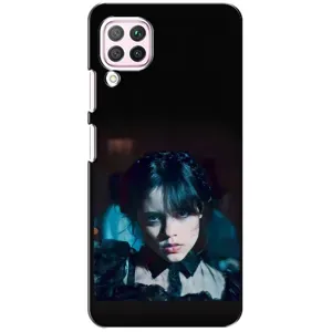 Чехлы Венсдей на Huawei P40 Lite Уэнсдей (AlphaPrint) (взгляд Уэнздей)