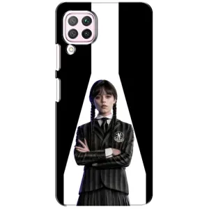 Чехлы Венсдей на Huawei P40 Lite Уэнсдей (AlphaPrint) (W-Wednesday)