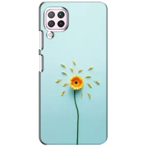 Чехлы с Цветами для Huawei P40 Lite (VPrint) (Желтый цветок)