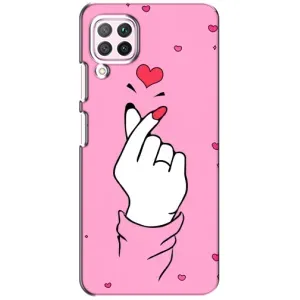 Чехол с принтом для Huawei P40 Lite (AlphaPrint - Знак сердечка)