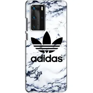 Чохли Адидас для Huawei P40 Pro (AlphaPrint) (Адідас на мраморі)