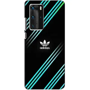 Чохли Адидас для Huawei P40 Pro (AlphaPrint) (Адідас з полосами)