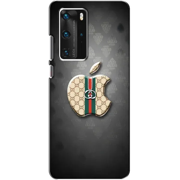 Чохол з принтом «Apple gucci» для Huawei P40 Pro