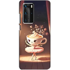 Чохол з мемом Тралалело тралала на Huawei P40 Pro (Балерина капучина)