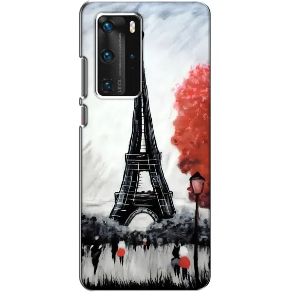 Чехол с принтом «Башня в Париже» для Huawei P40 Pro Чехол с принтом «Башня в Париже» для Huawei P40 Pro