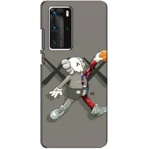 Чехлы для Huawei P40 Pro - Bearbrick Louis Vuitton (PREMIUMPrint) (Беарбрик Джордан)