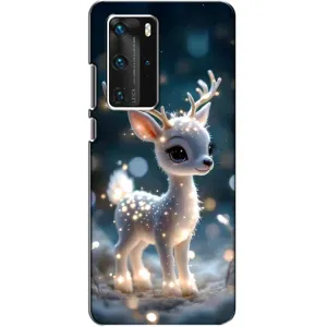 Яскравий чохол для Huawei P40 Pro з Зимові Оленята