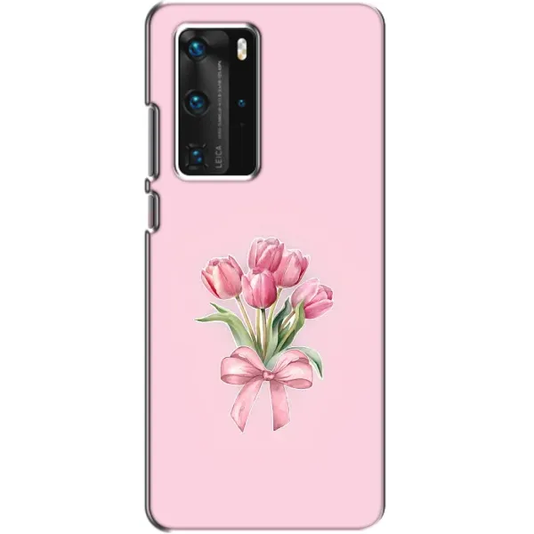 Чехол с принтом «Букет цветов» для Huawei P40 Pro