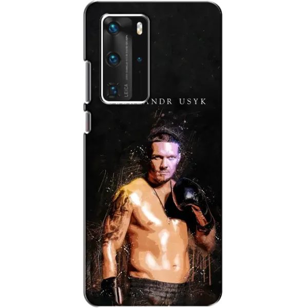 Чохол з принтом «Боксер Олександр Усик» для Huawei P40 Pro Чохол з принтом «Боксер Олександр Усик» для Huawei P40 Pro