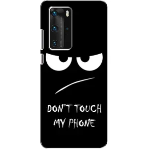 Чохол для Хуавей П40 Про - (AlphaPrint) з принтом (ТОП продажів) (Dont Touch)