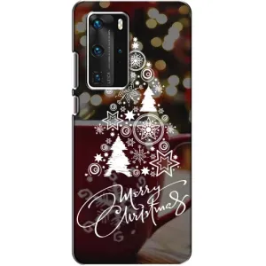 Різдвяні Чохли для Huawei P40 Pro (VPrint) (Ялинка яскрава)