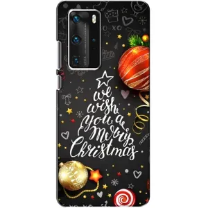 Різдвяні Чохли для Huawei P40 Pro (VPrint) (Ялинка)