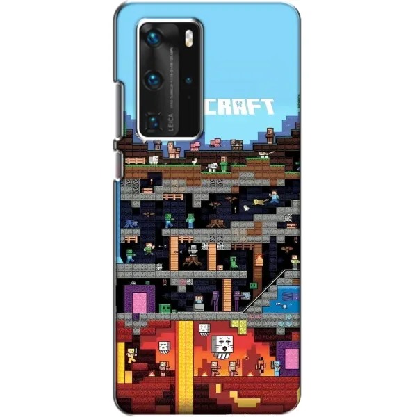 Чехол с принтом «фон Minecraft» для Huawei P40 Pro