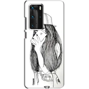 Чохол з друком для Huawei P40 Pro - (Мода) (AlphaPrint) (Фото дівчини)